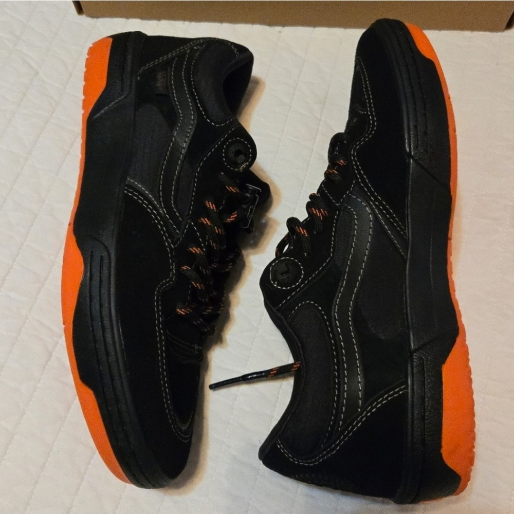 Vans Rowan 2 Skate Men Size 7 Spitfire Pro Impactwaffle Black and Orange 112025 - Picture 6 of 12